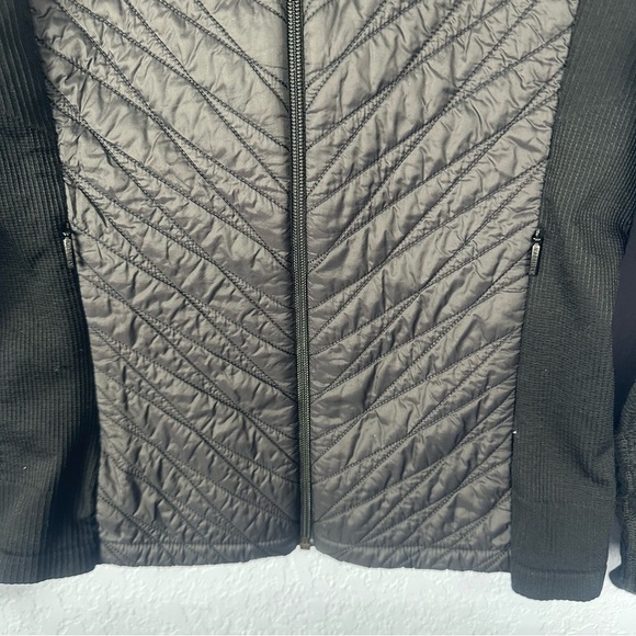 Athleta Flurry Force Black Primaloft Insulated Women’s Jacket Size L Zip Pockets - Picture 4 of 8